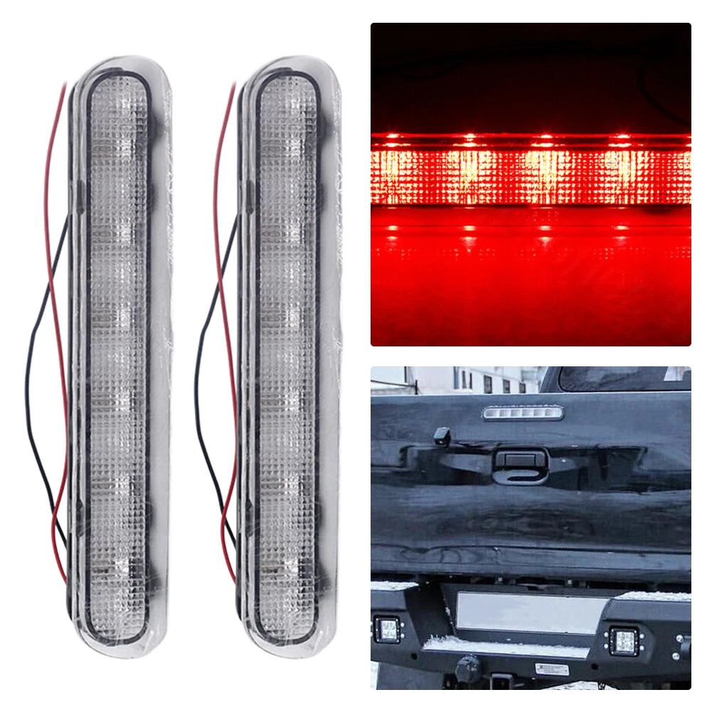 3rd Brake Stop Light Lamp Black High Mount Third Brake Light Stop Lamp Tail Warning Light for Toyota Pickup Hilux VIGO 2005-2014