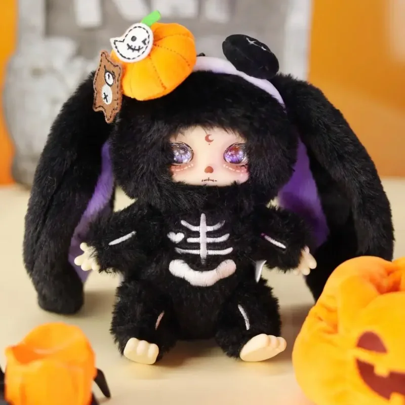 جديد حقيقي Lokiki خدعة أو علاج سلسلة الهالوين صندوق أعمى لينة أفخم اليقطين الجمجمة تحصيل لعبة ديكور المنزل هدية الهالوين