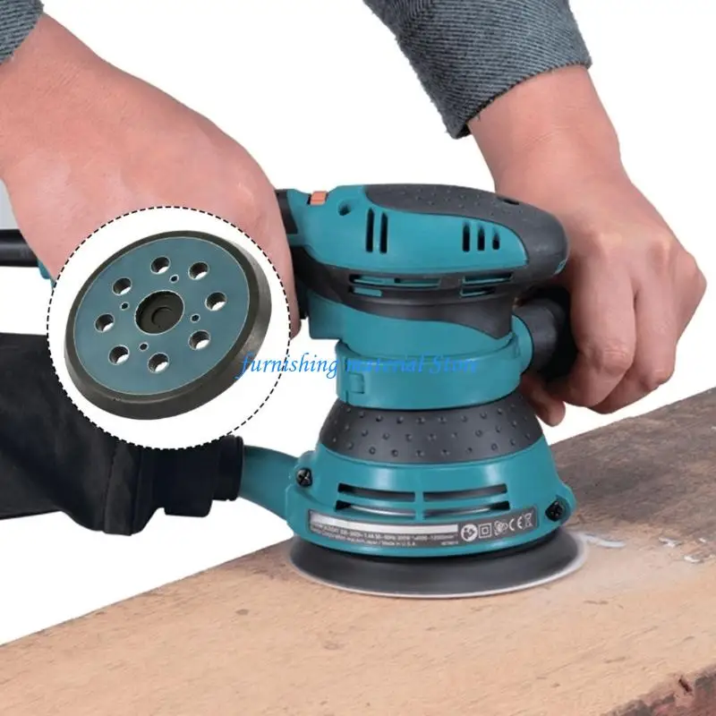 Y5GD 5inch 125mm Sanding Pad Hook Loop Polishing Pad Backing Plate Replacement For Electric Orbit Sander Polishing Tool