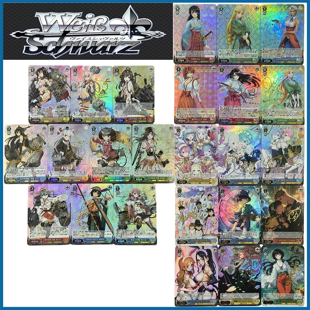 

Аниме Weiss Schwarz DIY ACG Rem Ram Nami Nico Robin Higurashi Kagome Boy игровые игрушки Коллекционные карты подарки на Рождество и день рождения