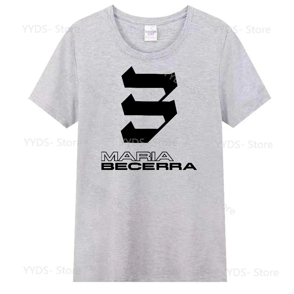 ماريا بيسيرا 3 تي شيرت الرجال/النساء Harajuku Kawaii بلايز Y2k للجنسين أنيمي تيز بلوزات على الموضة ملابس غير رسمية للأولاد/الفتيات #4