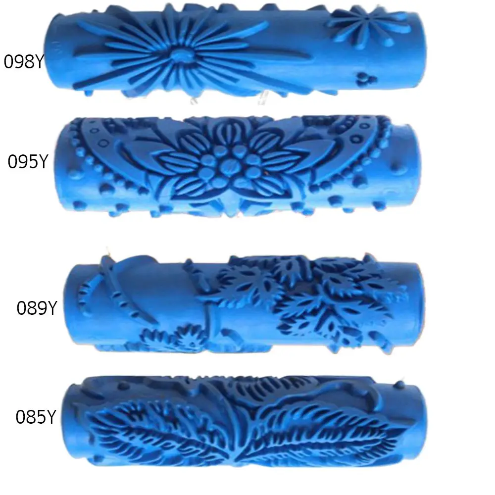 ตกแต่งบ้านสี Texture Grain Paint Roller ศิลปะ DIY รูปแบบผนังตกแต่งสีวอลล์เปเปอร์แปรง