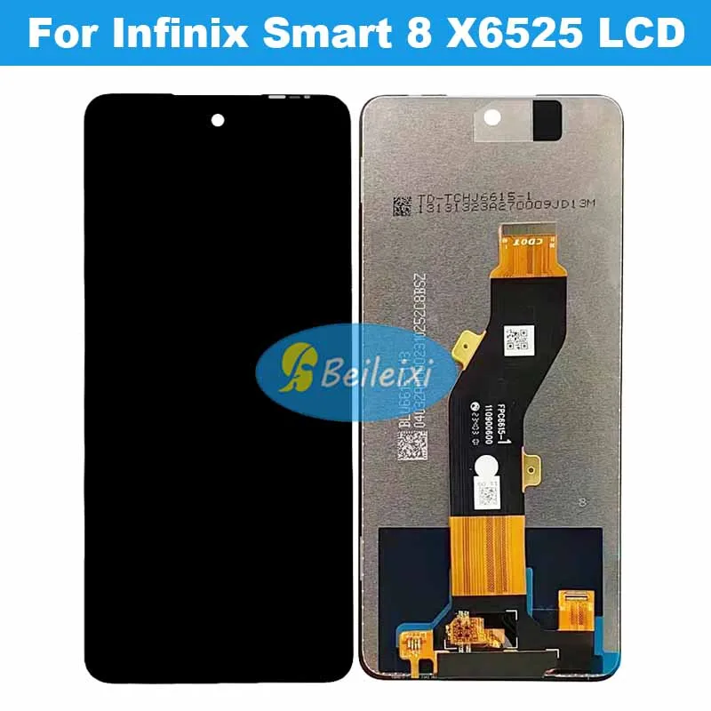 For Infinix Smart 8 X6525 LCD Display Touch Screen Digitizer Assembly