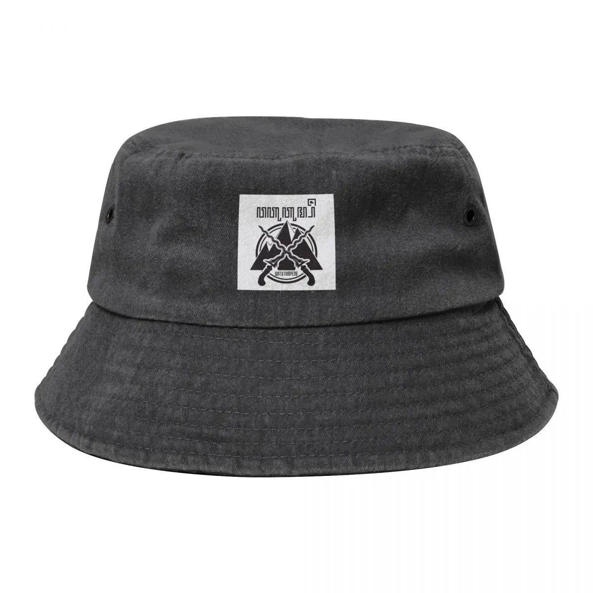 

Java keris traditional of indonesia and and Javanese writing Bucket Hat Unique hats fun hats Men's Hats Women's