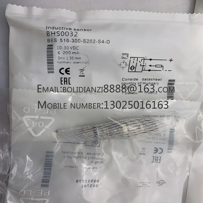 

Brand new original BHS0032 BES 516-300-S262-S4-D Proximity Switch