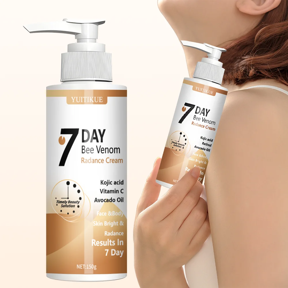 7-Day Bee Venom Body Makeup Cream 150g - Instant Tone-Up & Brightening, for Underarms, Knees, Elbows & More, Radiance in 1 Week
