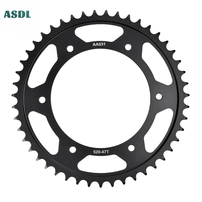 520 47T Motorcycle Rear Sprocket 20CrMnTi 520 Chain 47T For BMW F650 Funduro F650ST F650 GS Dakar 99-07 G650GS Sertao G310 GS