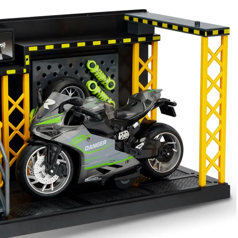 

1:24 1:32 Scale Lighting Parking Lot DlY Scene Diecast Alloy Car Garage Model Simulation Dust Cover Car Model Display