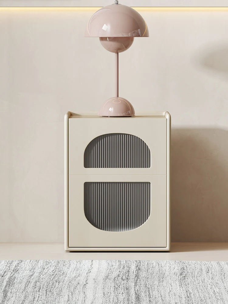 Simple Modern Art Creative with Induction Lamp Home Bedroom Bedside Cabinet Locker