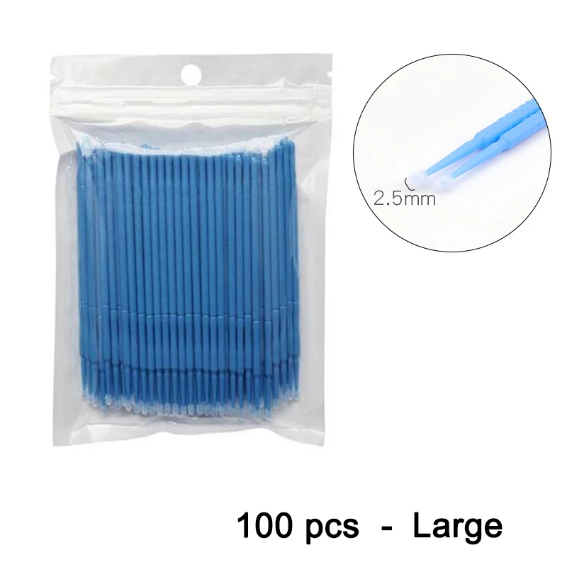 100 stücke Auto Ausbesserung Farbe Micro Pinsel Feine Spitze Schwarz Lila Auto Wartung Werkzeug Pinsel Einweg Mini Auto Detaillierung Pinsel