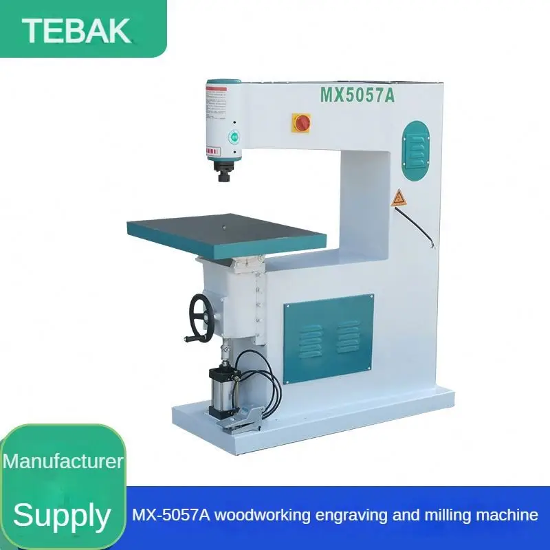 TEBAK XJ-15 High Speed Router Woodworking wood high speed pedal vertical shaper pin router machine