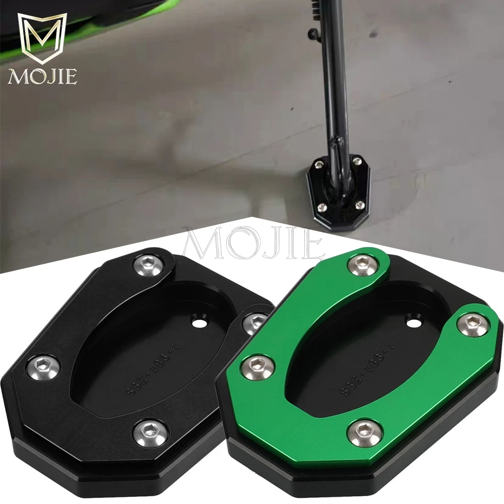 

For Kawasaki Eliminator 500 Z125 Z250 Z400 Z500 2018-2023 2024 2025 2026 Motorcycle Kickstand Enlarger Plate Side Stand Enlarger