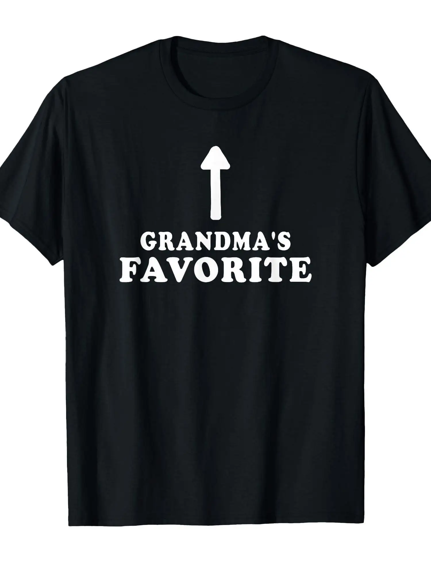 The humorous grandma's favorite children's T-shirt - 100% cotton round-neck shirt, featuring witty family quotes