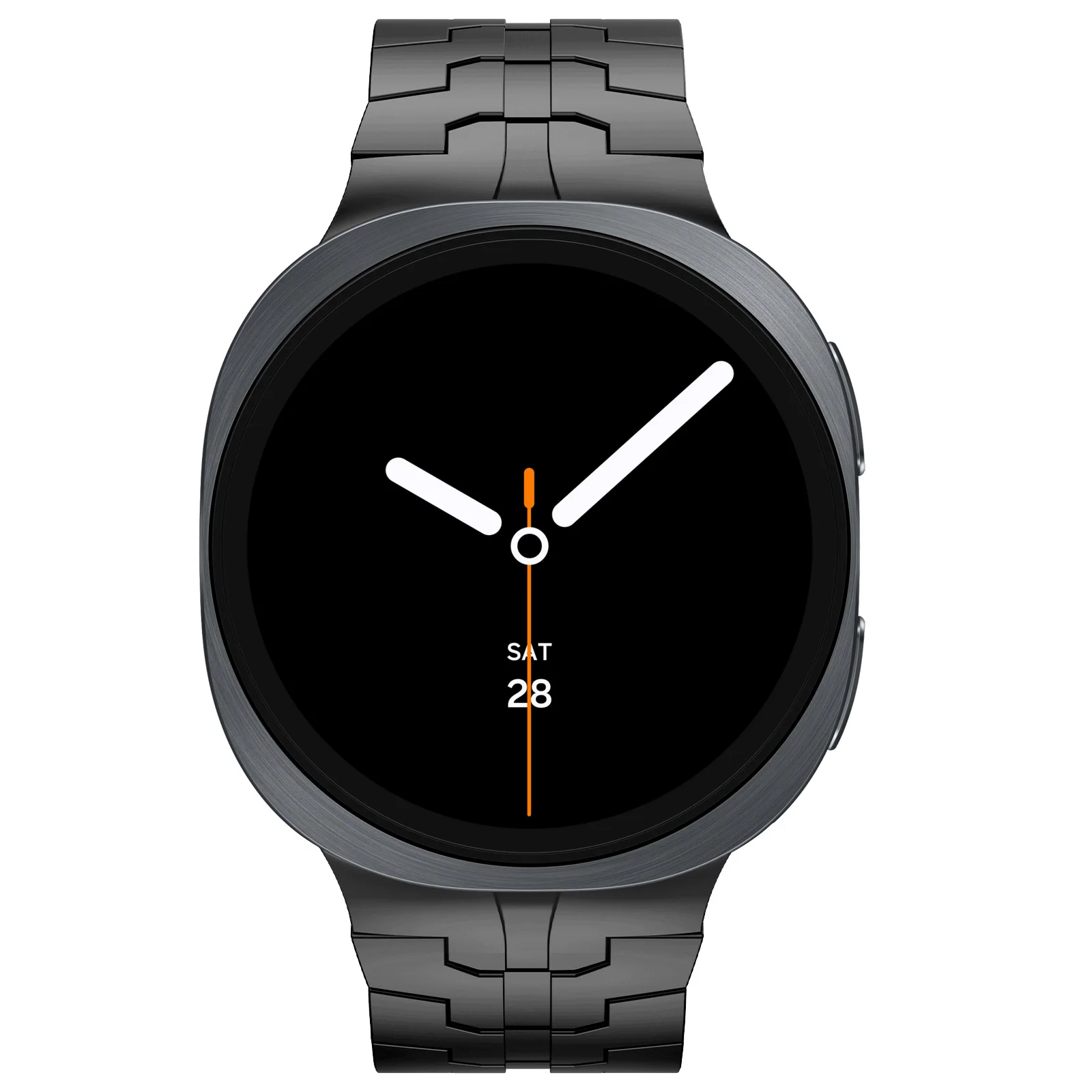 삼성 갤럭시 워치 8 클래식 46mm 44/40mm용 남성 스테인리스 스틸 밴드, 갤럭시 워치 울트라 2025 코레아용 틈 없는 메탈 스트랩