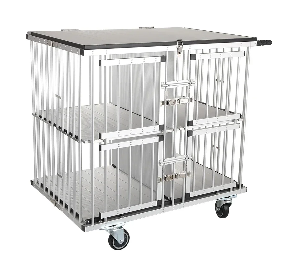 Dog Show Aluminum Portable Trolley Outdoor Foldable Wagon Cart Camping Folding Wagon Cart Pet Stroller