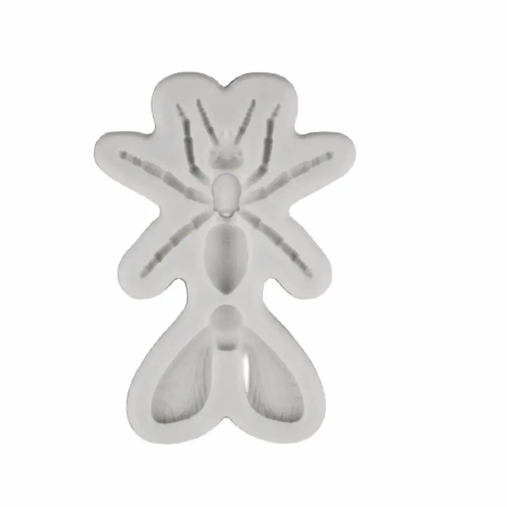 Wasp Silicone Fondant Mold 3D Bugs Insects Mosquitoes Icing Chocolate Cake Topper Sugarcraft Mould Flying Ants DIY Clay Resin