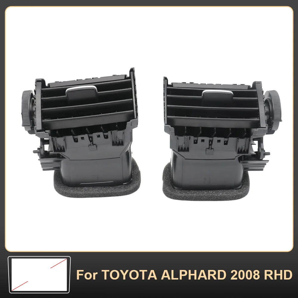 

Car Air Conditioner Ventilation Refitting Kit for TOYOTA ALPHARD 2008 RHD, A/C Air Outlet Vents Replacement