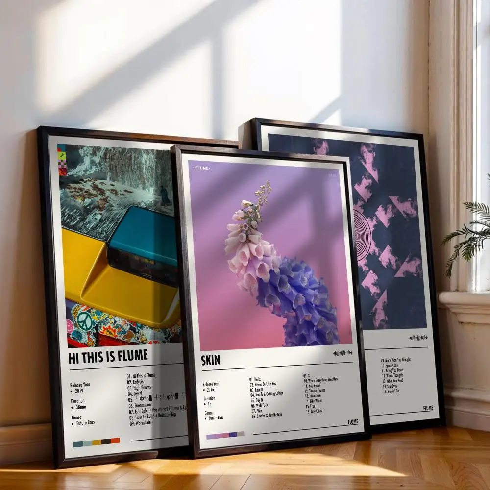 Flume Poster Music Album Cover For Room Canvas Painting Print Art Home Wall Decor Picture Gift
