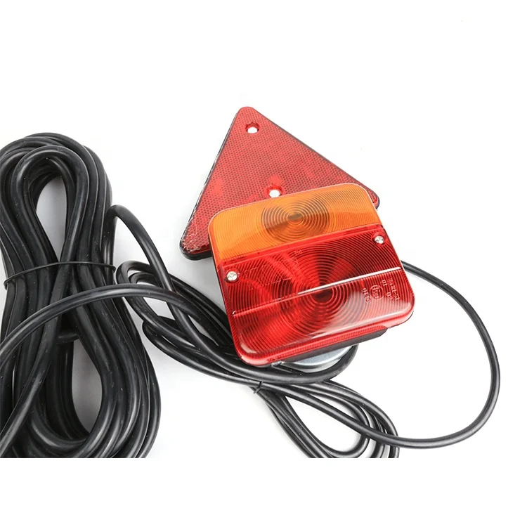 12/24V Trailer Light Reflector Rear Trailer Tail Light Kit