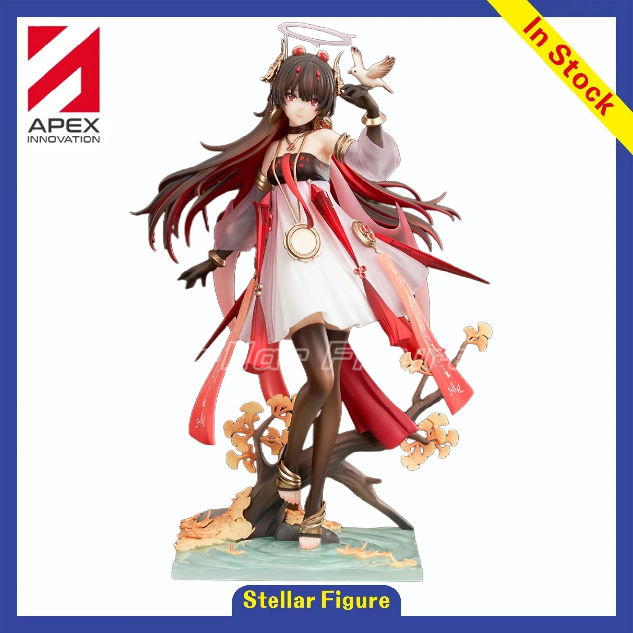 【SF】In Stock APEX-TOYS Battle Double: Pamish Lucia Crow Feather Zhu Yunliuai 1/7 Ratio Figure Animation Toys Collection
