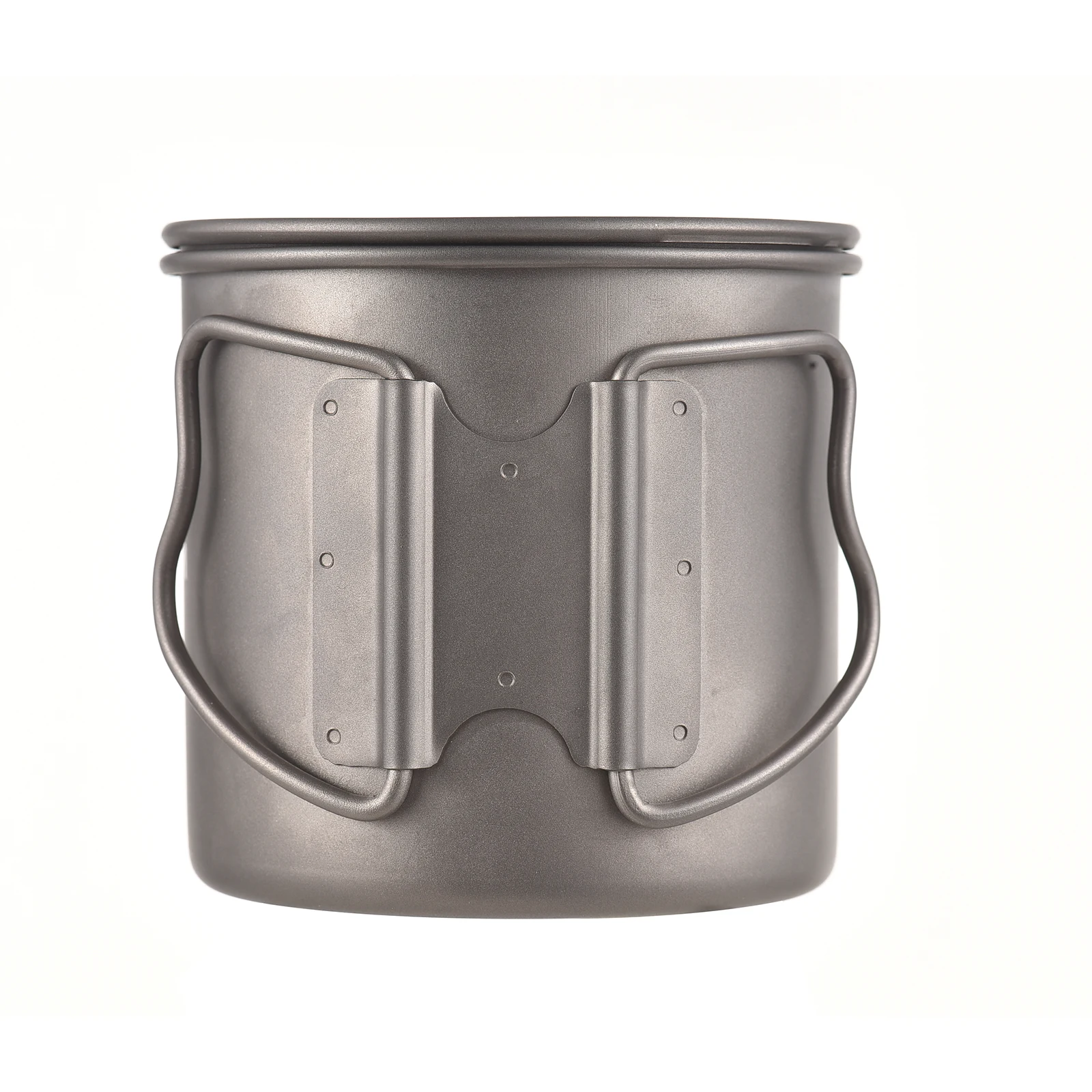 Ketel Tuang Kopi Gooseneck dengan Pegangan Lipat Ti, Ketel Air dengan Tutup dan Cangkir Bir, Ketel Kopi Gooseneck