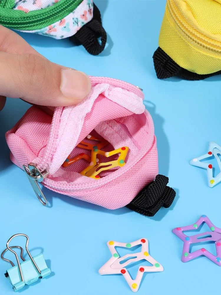 New Doll Backpacks Doll Bags Mini Zipper Doll Backpacks Cute School Bags Doll Accessories Toy Supplies for Doll PlayNew