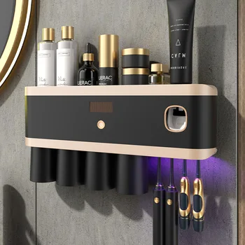 휴대용 미니 ABS 칫솔 살균기, 자동 민감한 C 타입 충전, UV 칫솔 소독 케이스 