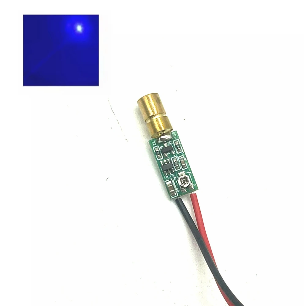 

Mini 450nm 5mw Blue Dot Light Laser Diode Locator Module