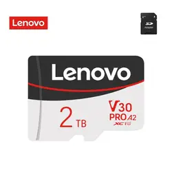 Lenovo 2TB 1TB Memory Card 64GB 128GB 256GB 512GB High Speed Flash TF SD Card 256 128 64GB Small TF SD Flash MemoryCard