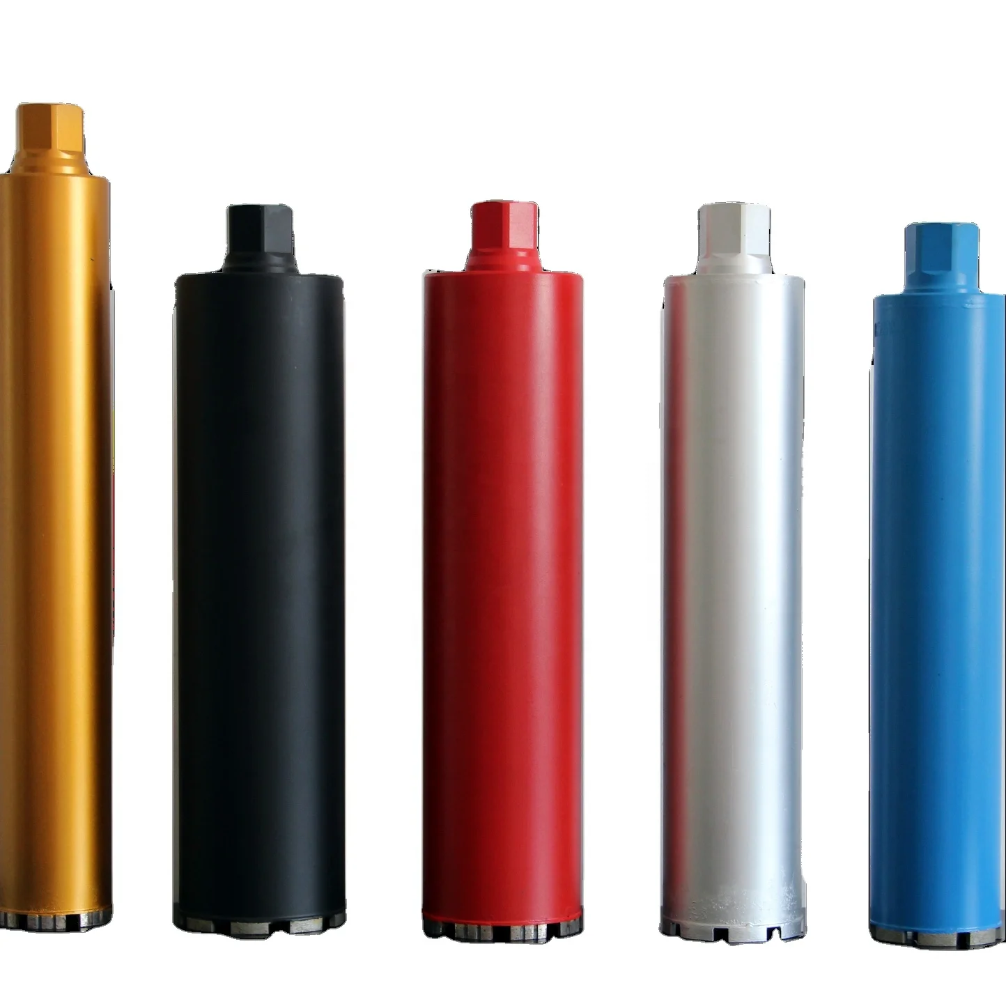 Foret diamanté économique de 5 pouces de diamètre (1-1/4"-7) pour utilisation à sec ou à l'eau sur granit, marbre et béton armé - Vente chaude