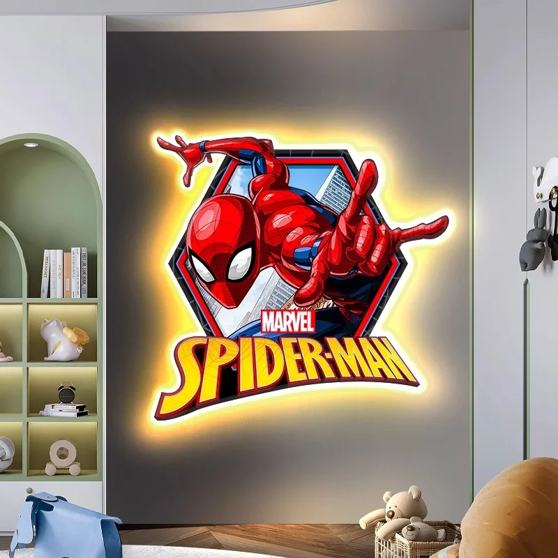 

Неоновая вывеска «Человек-паук» Marvel, светодиодная, USB, с регулировкой яркости, для игровой комнаты, аниме-комнаты, спальни, клуба, вечеринки, декора, подарок на день рождения для фанатов