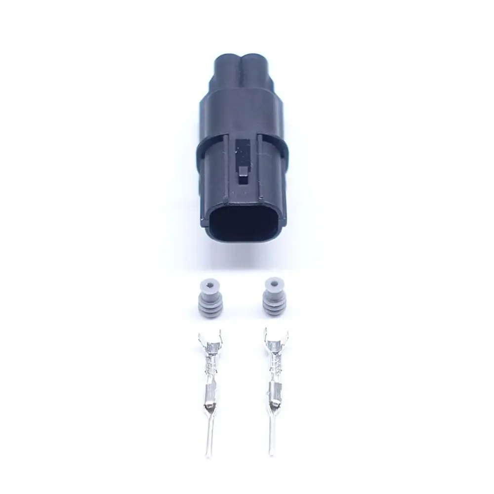 

1Set 2 Pin 040 Auto Connector Male Female Ignition Coil ABS Sensor Plug Press Switch LED Headlight Turn Signal