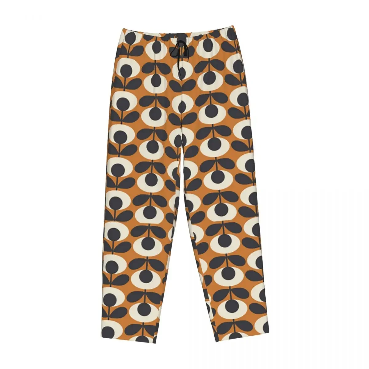 Custom Orla Kiely Flowers Abstract Women Pajama Pants Lounge Sleep Sleepwear Bottoms with Pockets
