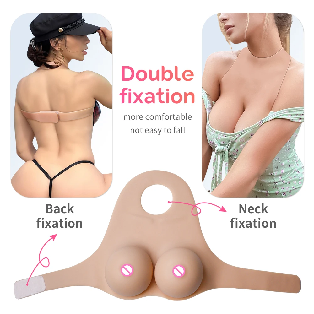 Silicone Artificial Boobs Cosplay Male to Female Breast Forms Lifelike Tits Sexy Large Breast Prosthesis Transvestite Shemale