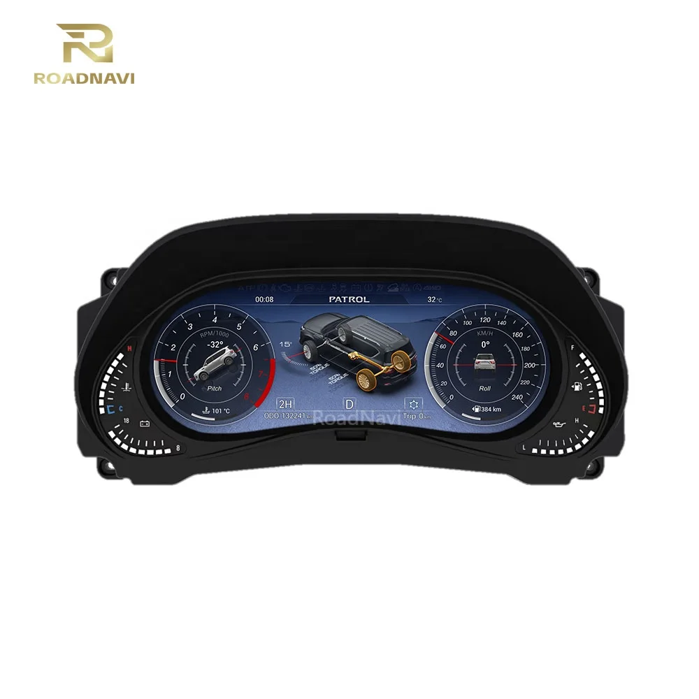 

RoadNavi OEM Linux Car Digital Cluster For Nissan Patrol Y62 QX56 QX80 LHD RHD 2012-2023 Speedometer Dashboard Instrument