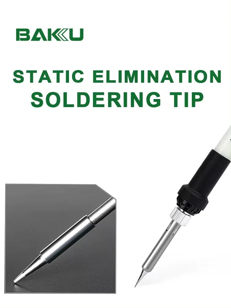 3er-Set BAKU Lötkolbenspitzen zur Statikbeseitigung, bleifreie Lötspitzen für 900M 907 913 376 453 601D 878L – Detail 2