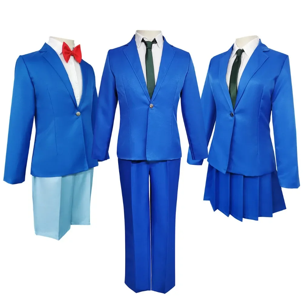 

Anime Kudou Shinichi Cosplay Costume Mouri Ran Disguise Full Set Uniform for Kids Adult Outfit Halloween Carnival Party Roleplay