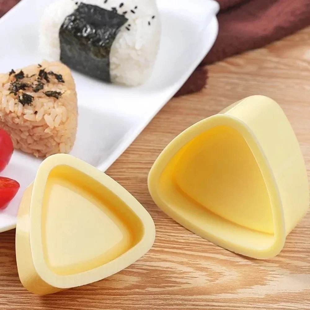 Molde para Sushi, cebolla japonesa, Bola Laver de arroz Nasi, Onigiri, prensa de alimentos, triángulos, accesorios para hacer Bento, utensilios de cocina, barra Kimbap