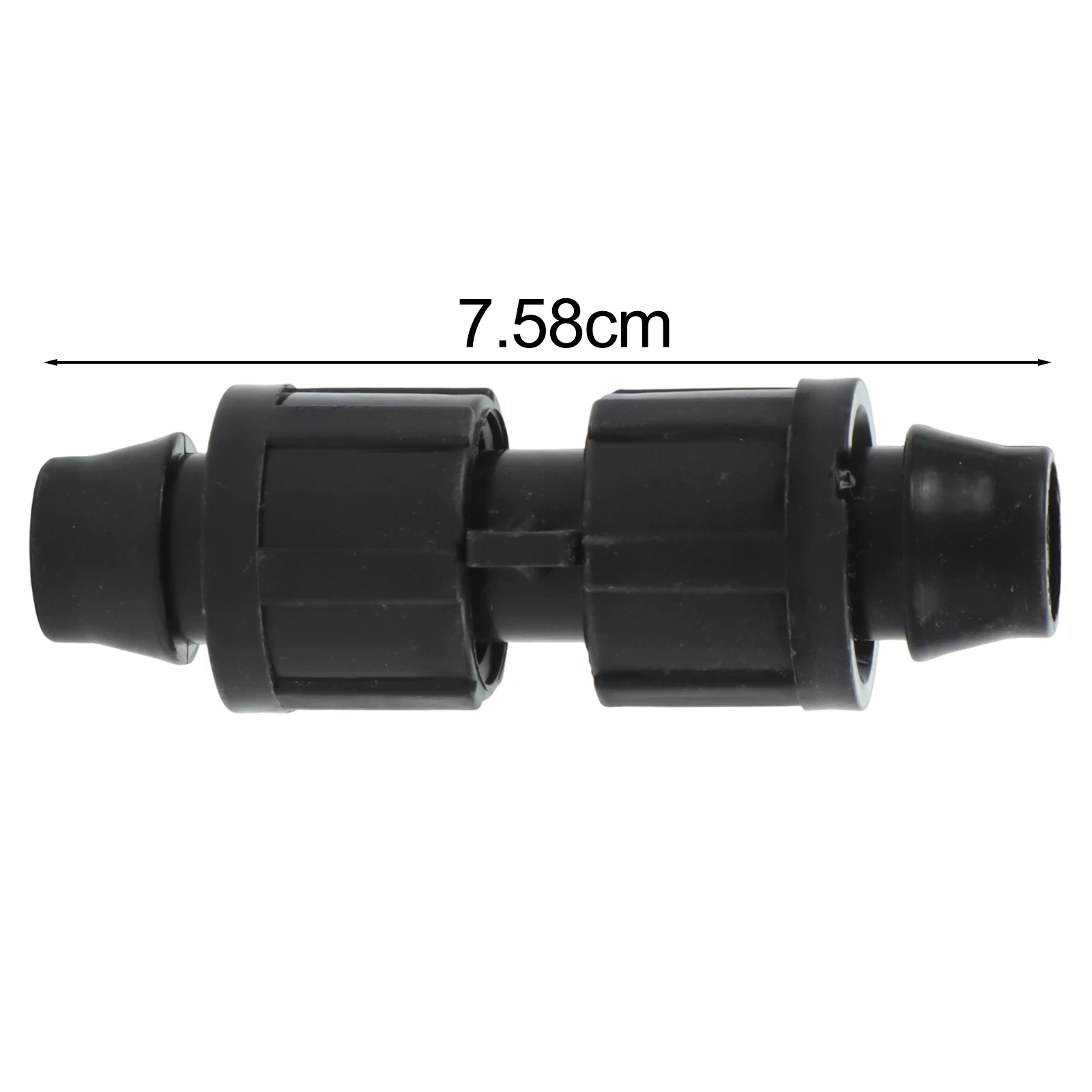 20PC Drip Tape Coupling for 58mm Tape Applications Featuring PE Construction and Repeatable Connection Performance
