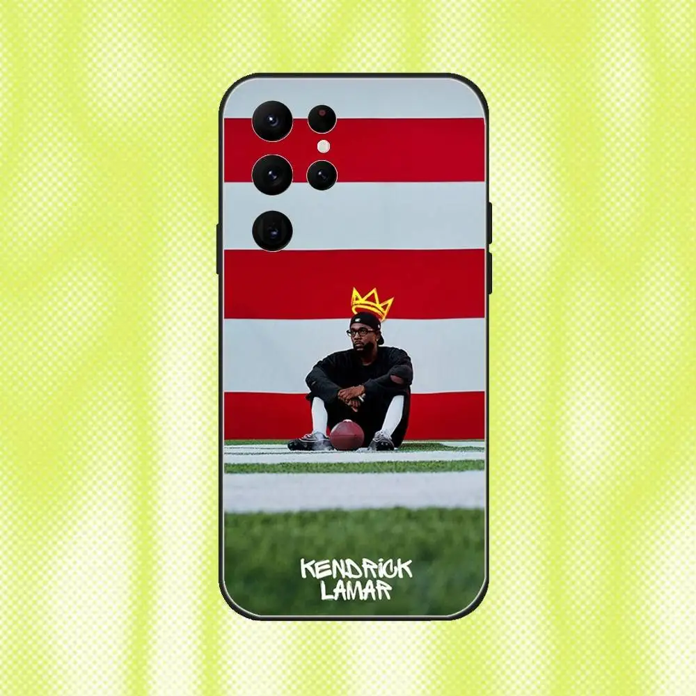 K-KendrickS Lamar GNX Capa de telefone para Samsung S 25,24,23,22,30,21,10,9,Ultra,Plus,Lite,FE,4,5G Capa macia preta