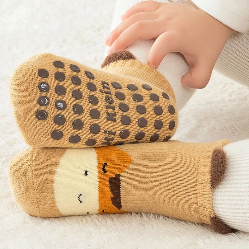 5 Pasang Kaus Kaki Bayi Musim  - Unisex Baby Socks Non Slip ulasan dan harga