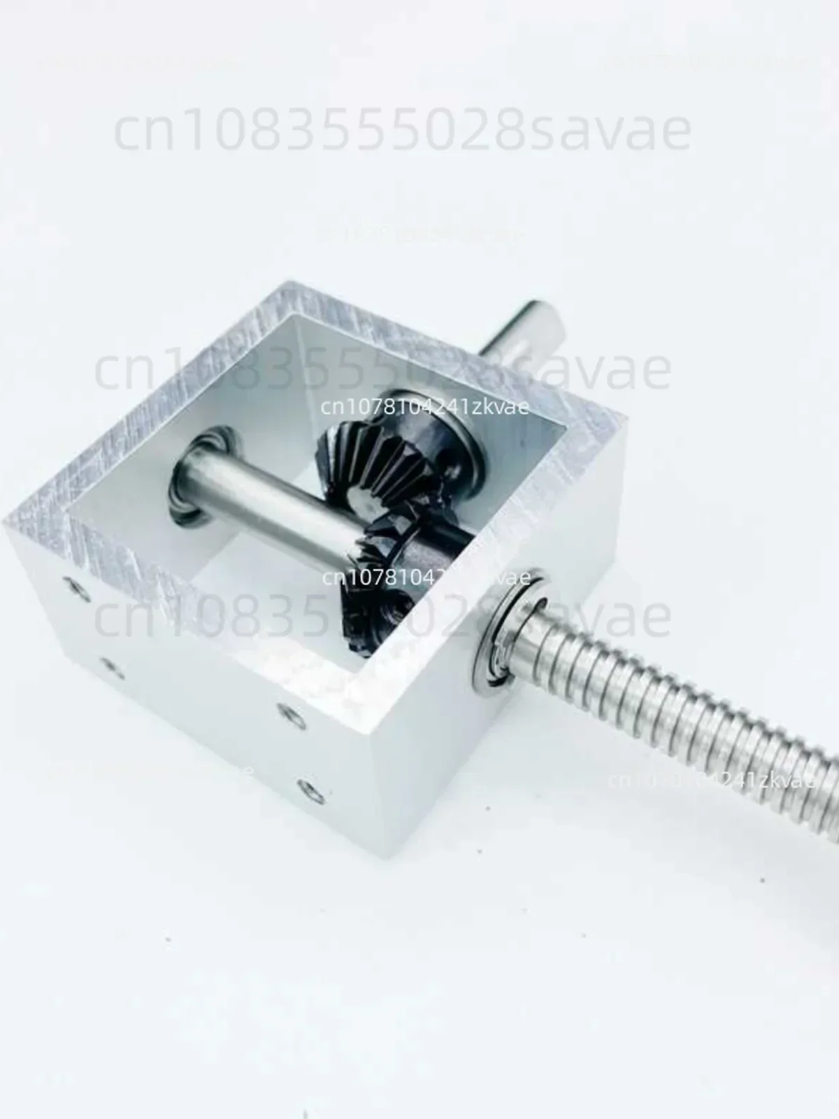 Miniature right-angle steering hand crank screw linear lifting module guide box 1 to 1