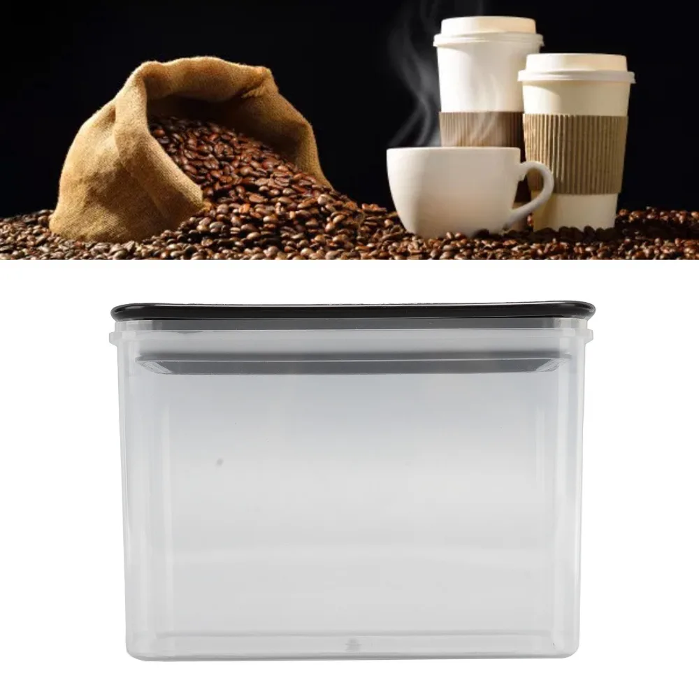 2PCS Durable pp Food Storage Container 500ml/1000ml Rectangular Cereal Container Grain Storage Box Pantry Use