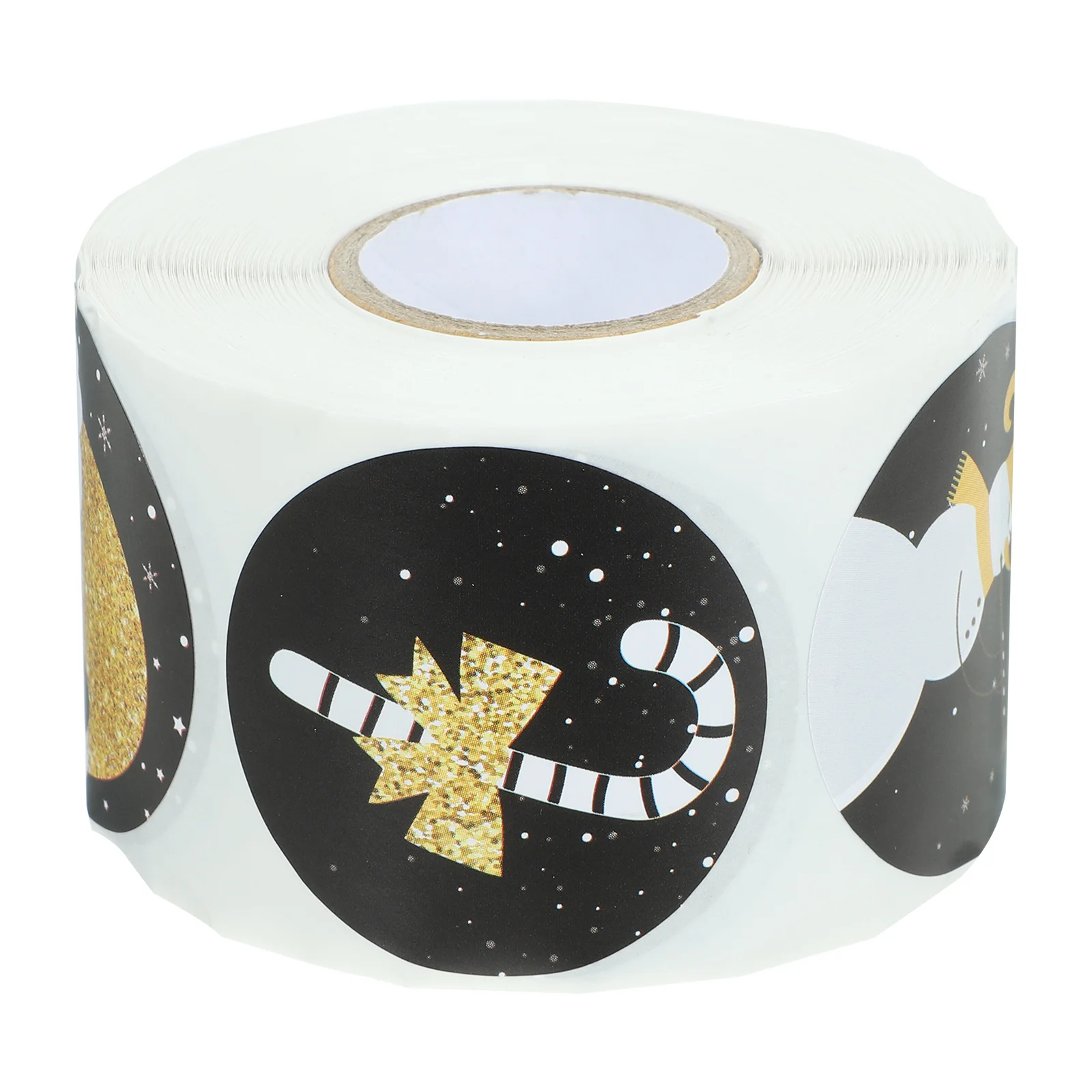 1 Roll Christmas Stickers Hand-Made Decorative Seal Sticker Gift Box Sealing Labels Xmas Gift Box Stickers Party Sealing Decals