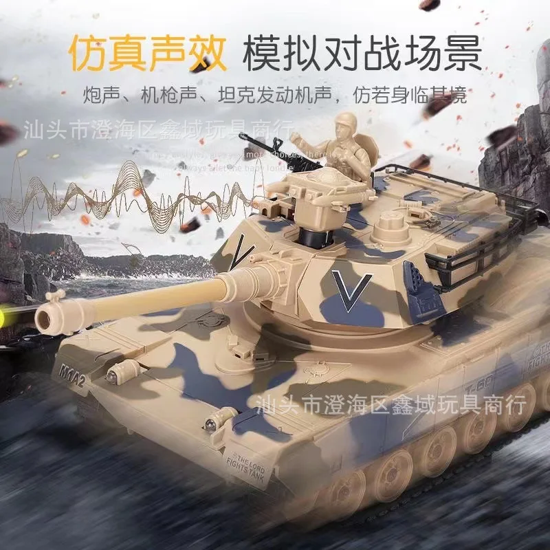 Pode lançar tanque de controle remoto deriva quebra-cabeça batalha tanque de controle remoto sem fio brinquedo militar alça do menino
