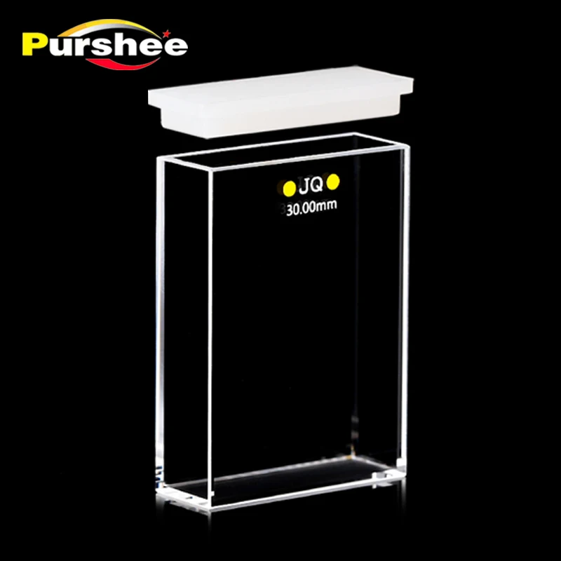 Standard quartz fluorescence cell with lid(30mm)