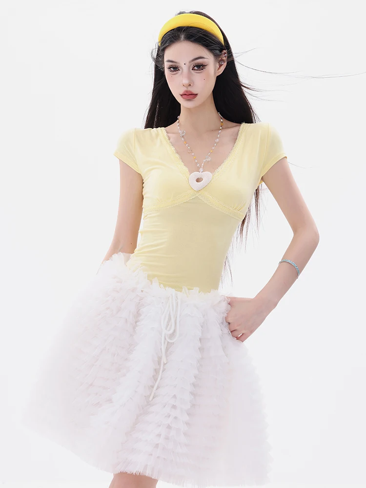 

ABWEAR Original Design Hollow out Cross Strap Vest Women's Slimming ort Top Sweet Signal Faionable Breathable Summer Crop...