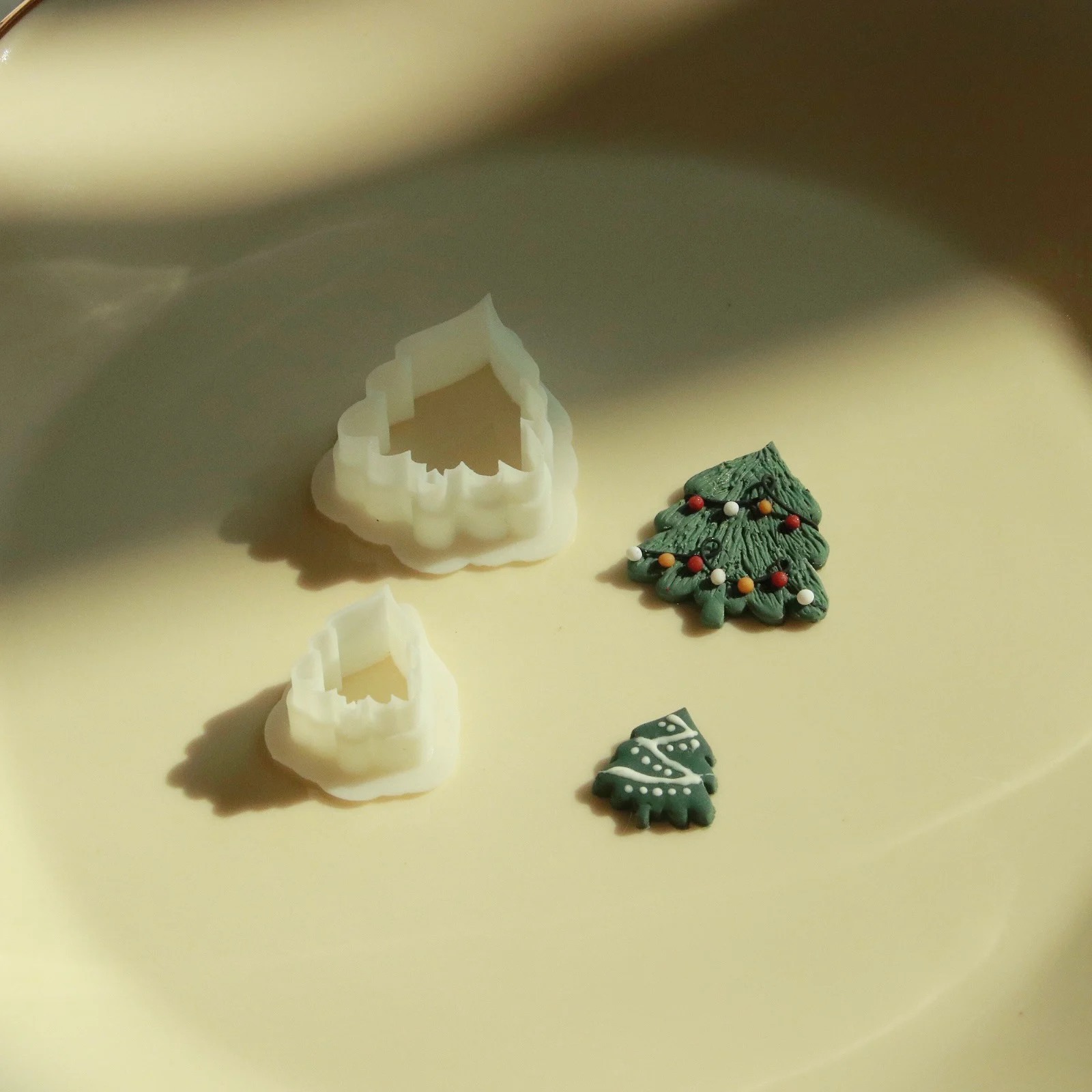 Weihnachten Weihnachtsmann/Elch/Glocke/Mistelzweig/Socken/Cruch Form Mini Ton Schneiden Form Ton Schneider für DIY Schmuck Anhänger Herstellung – Detail 6