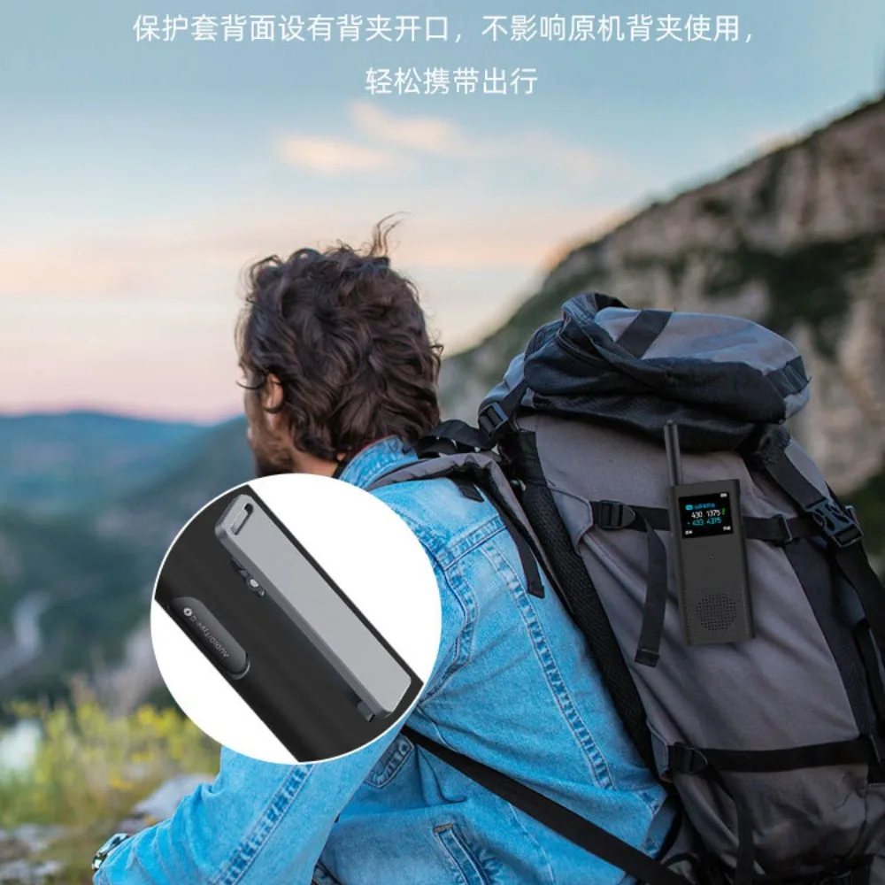 Silicone Soft Case Anti-scratch Dustproof Protective Cover Fall Prevention Wear-resistant for Xiaomi Walkie Talkie 2S