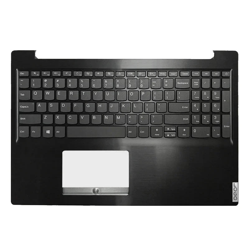 Imagem -03 - Teclado dos Eua com Palmrest Tampa Superior sem Touchpad Case Base Inferior Notebook Ideapad Novo L34015 L340-15iwl L340-15api Case de
